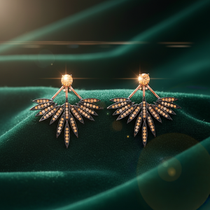 Pendientes de alas de Fénix de piedra citrina, venta al por mayor turca, pendiente de Plata de Ley 925 de doble cara, joyería fina - Product Image 3
