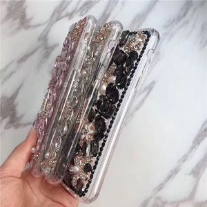 3D Handmade Pha Lê Bling Đầy Đủ Kim Cương Đầy Màu Sắc Sáng Bóng Rhinestone Trường Hợp Điện Thoại Đối Với iPhone X XS/XR/XS Max trường Hợp - Product Image 5