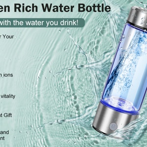 Botella de Agua Alcalina, Botella de Vidrio para Agua Hidrogenada, Botella de Hidrógeno Recargable, Botella de Agua Hidrogenada de Vidrio Portátil - Product Image 6