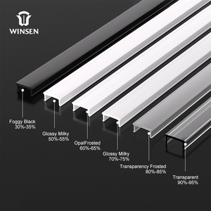 F022 đùn <span class=keywords><strong>LED</strong></span> Nhôm kênh wirh khuếch tán lõm nhôm hồ sơ Nhà ở cho <span class=keywords><strong>LED</strong></span> Strip ánh sáng nhà ở - Product Image 3