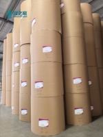 Rouleau de papier kraft brun en pâte de bois pure à 100 % Hanzhichen HZCO de qualité supérieure pour coussinets de refroidissement pour porcs/poulets/vaches