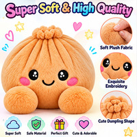 Nouveauté 2026 : Jouets anti-stress moelleux et compressibles en forme de boulettes de 15 cm, coloris arc-en-ciel (rouge, vert, jauneâtre, marron, blanc)