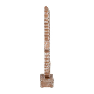 Scultura di Cavalluccio Marino in Legno 12 Pollici con Finitura Anticata, Ornamento Decorativo per la Casa - Product Image 3