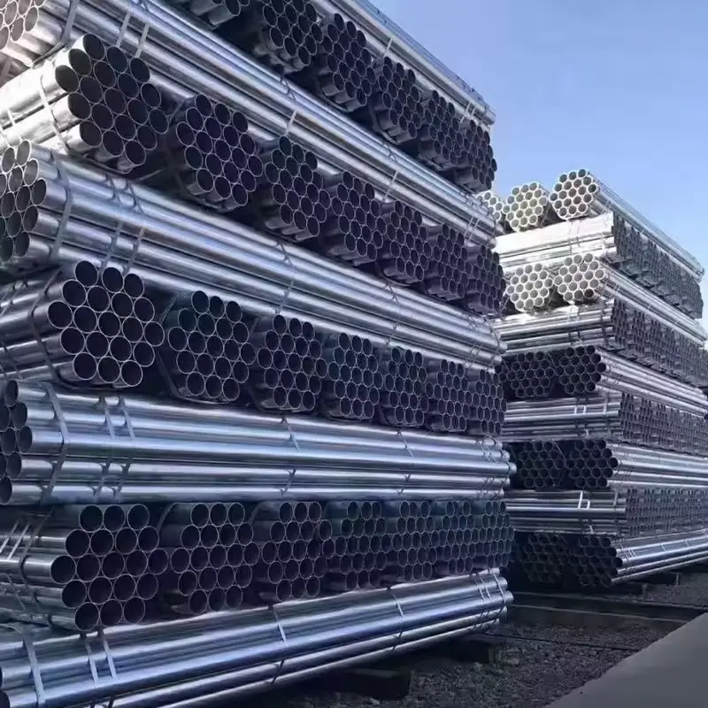 BS1387 Gi Tube Welding Steel Round Hollow Black Galvanized Steel Pipe For Building Materials
