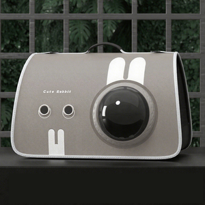 Grosir tas hewan peliharaan lipat PU mewah modis ransel bahu luar ruangan penutup ritsleting portabel untuk anjing kucing kecil - Product Image 4