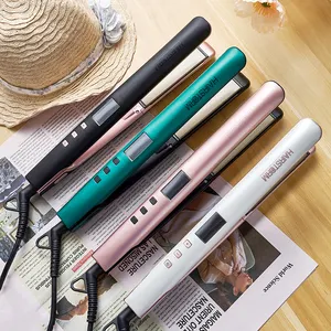 Hair Hair Straightener Titanium Straightener And Curler Fast Heating Hair Straightening Irons With Private Label