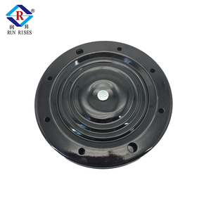 A28-1 <span class=keywords><strong>Table</strong></span> à manger <span class=keywords><strong>ronde</strong></span> moderne Offre Spéciale de 10 pouces <span class=keywords><strong>avec</strong></span> plaque pivotante Lazy Susan Turntable Chaise en acier noir pour salon - Product Image 6