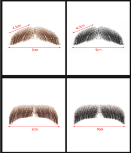 Vente en gros de <span class=keywords><strong>fausse</strong></span> <span class=keywords><strong>barbe</strong></span>, moustache et pattes de biche en cheveux humains européens Remy véritables, doux et invisibles, style exotique, pour accessoires de maquillage et déguisements de film - Product Image 5