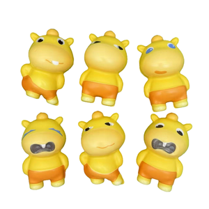 Figurine de Capybara Jaune Squishy, Jouet Anti-Stress à Rebond Lent pour Enfants de 2 à 4 Ans, Unisexe, en Matériau TPE - Product Image 2
