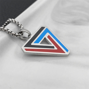 Collar de Esmalte Estilo Hip Hop, Collar con Colgante de Acero Inoxidable de <span class=keywords><strong>Alan</strong></span> Walker - Product Image 6