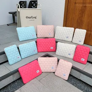 Custodia per Tablet portatile antiurto gonfia per iPad e tastiera 11 14 15 pollici Samsung Tab Macaron Color