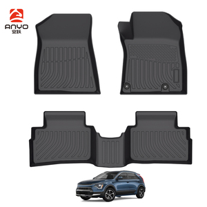 Tapis de sol en caoutchouc TPE toutes saisons neufs OEM, avant, arrière, coffre, pour Kia <span class=keywords><strong>Niro</strong></span> PHEV <span class=keywords><strong>hybride</strong></span> rechargeable 2022-2025, conduite à droite, tapis intérieur - Product Image 1