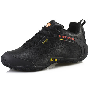 <span class=keywords><strong>Scarpe</strong></span> <span class=keywords><strong>da</strong></span> <span class=keywords><strong>Trekking</strong></span> in Vera Pelle per Uomo, Sneakers Atletiche Traspiranti per Arrampicata e Outdoor - Product Image 4