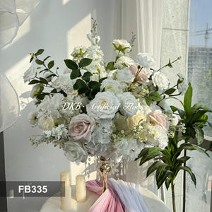 Hot Selling Moderne Elegante Bruiloft Bloem Decoratie Wit Luxe Simulatie Bloembal Aangepaste Tafel Middenstuk - Product Image 1