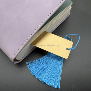 Marcapáginas de Latón en Blanco, Marcapáginas Personalizado con Borlas Gratis - Product Image 2