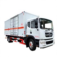 Dongfeng Sinotruk HOWO 4X2 Camión de Carga Personalizado para Transporte de Mercancías Peligrosas y Explosivos con Caja Cerrada