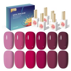 AILANUO Macarone Vernis à ongles Gel longue durée Couleurs populaires uniques Application de bricolage Matériau en résine Emballage de bouteille Fournitures pour ongles - Product Image 1