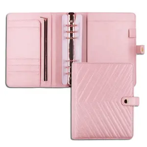 A7 PU Macaroon Planner 6 Ring Binder Refillable Planner 