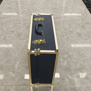 Coffres à l'<span class=keywords><strong>ancienne</strong></span> de luxe personnalisés pour la décoration de maison et de table avec poignée en cuir - Product Image 4