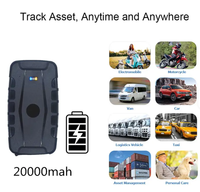 Pelacak GPS Portabel Genggam Dengan Pemasangan Magnetik Baterai Besar Kapasitas 20000mAh untuk Kendaraan Pelacak GPS Magnetik Aplikasi GPSONE