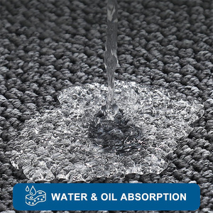 ชุดพรมปูพื้นห้องครัว2ชิ้นเสื่อปูพื้นห้องครัวโพลีโพรพิลีนนุ่มพิเศษป้องกันการลื่นและซักเครื่องได้ - Product Image 4