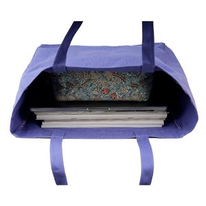 Borsa Tote in Tela di Cotone Nera Personalizzabile con Logo per Donne, Borsa Ecologica con Cerniera e Colori Personalizzati - Product Image 5