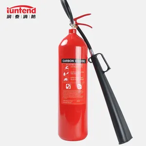 Factory supply2kg 3kg 4.5kg 5kg co2 portable fire extinguisher Carbon Steel cylinder with high quality valve