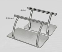 Support de repose-pieds pour fauteuil de barbier JINRUIDA en acier inoxydable, pédale pour fauteuil de salon, accessoires de repose-pieds pour fauteuil de coiffeur