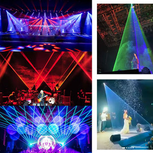 Đám cưới ánh sáng laser DMX ilda RGB Lazer Show chiếu 3W 6W 10W ánh sáng laser với tuyết khói máy - Product Image 5