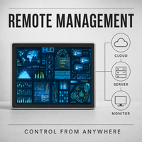 Computadora Industrial con Panel Táctil HMI YCT, Intel I3/I5/I7, 16GB RAM DDR3, Pantalla HUD para Centro de Datos