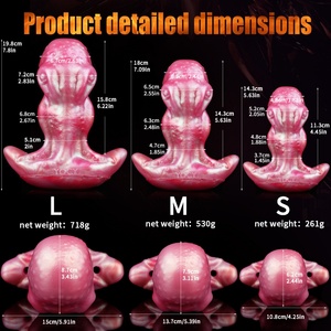 Octopus <b>Dildo</b> Multipurpose Anal Plug Tail Plug Gag SM Game Multi-size Anal Training Toys Vaginal Toys Unisex Sex Toys Wholesale - Product Image 2
