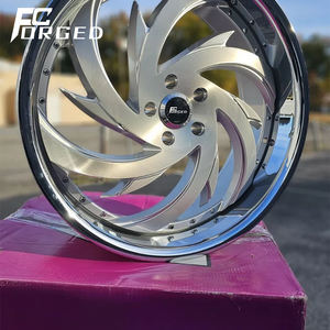 चीन में बनाया गया 2-टुकड़ा 18 19 20 21 22 23 24 इंच मोनोब्लॉक पॉलिश फिनिश एल्यूमीनियम मिश्र धातु के पहियों कार पहियों को स्पोर्ट्स कार के लिए - Product Image 4