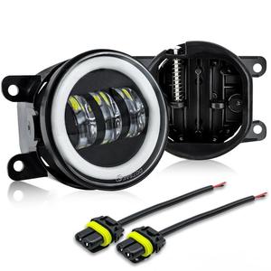 Đèn pha ô tô led 3.5 inch 4 inch sửa đổi đèn sương mù đôi mắt thiên thần màu Đèn chạy ban ngày tăng cường Đèn lái - Product Image 3