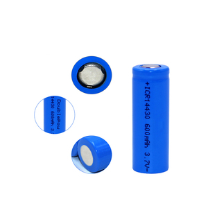 Solution de batterie Li-ion efficace 650mAh <span class=keywords><strong>ICR14430</strong></span> 3.7V pour appareils portables Batteries cylindriques au lithium-ion - Product Image 1