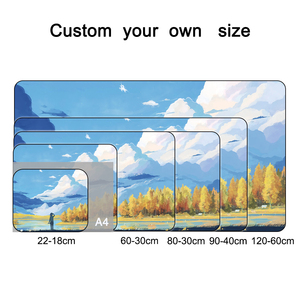 Custom Image Autumn Landscape Mountains Desk <b>Mat</b> Gaming Mouse Pad XL <b>Large</b> Rubber Base Mousepad OEM Desk Pad for Office Keyboard - Product Image 2