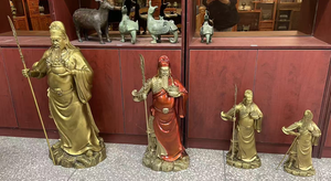 관공 황동 동상, 중국 신화 신 조각, 비즈니스 행운과 수집에 이상적, 가정 장식 선물, 사용자 정의 가능 - Product Image 4