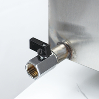 Chauffe-plats de buffet professionnel en acier inoxydable, table électrique à vapeur, bain-marie, présentoir chauffant pour aliments, prix d'usine