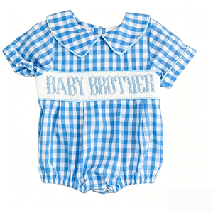 Vêtements pour bébés et enfants en coton, style boutique personnalisé, combinaison à bulles pour bébé, vente en gros, vêtements pour nouveau-nés, nouveaux styles - Product Image 4