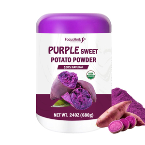 FocusHerb venta al por mayor de alta calidad 100% puro de grado alimenticio orgánico púrpura dulce en polvo - Product Image 1