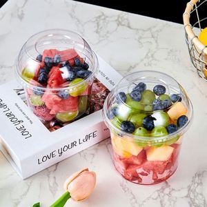 Couvercles personnalisés jetables en PET transparent pour bols à açaï 117 mm, pour contenants de 8 oz, 12 oz, 14 oz, 16 oz, 24 oz, 32 oz, pour yaourt, crème glacée, salade de fruits et aliments - Product Image 4