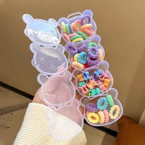 Caja de Regalo con Accesorios para el Cabello para Niñas, Pinza con Flores, Banda Elástica - Product Image 6