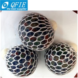 Pelota Antiestrés de Goma con Forma de Uva, de 5.0 cm, con Cuentas de Colores, con Cubierta de Plástico - Product Image 6