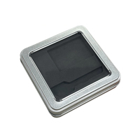 Boîte en étain personnalisée OEM avec couvercle transparent boîte en métal en étain une variété de tailles en option avec fenêtre usine