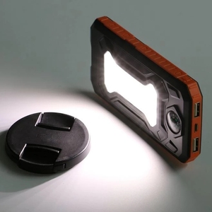 Original de emergencia powerbank luz panel solar 10000 mah cargador con 9pcs luces led y Brújula de banco de potencia - Product Image 4