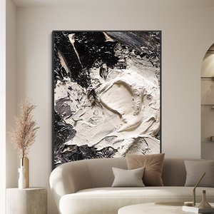 Tùy chỉnh bán buôn khách sạn tác phẩm nghệ thuật tùy chỉnh vật liệu đa chức năng sang trọng trang trí nội thất lớn kết cấu tường nghệ thuật sơn dầu - Product Image 1