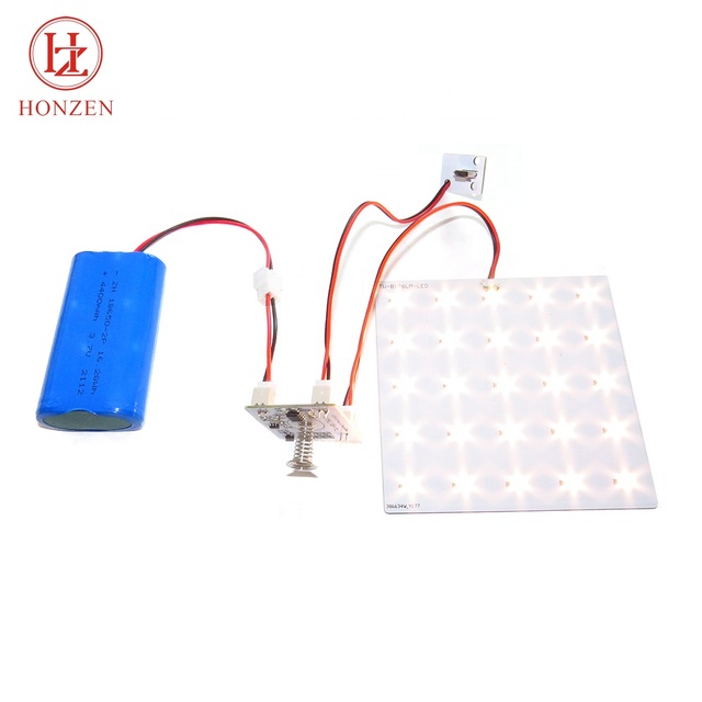 New Rechargeable Battery Operated Spring Touch Sensor Switch 2835 Led Light Flashing Module for Desk Table Lamp