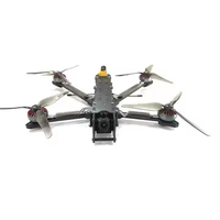 Drone FPV de 5 pouces, kit de drone de course FPV DIY avec caméra, version numérique en fibre de carbone, BNF RTF pour les passionnés de freestyle RC