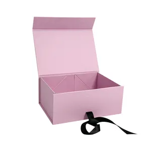 Schmuck-Geschenkbox Papierkissenbox Verpackung mit Matte und glänzender Laminierung Geprägt für Geschenke hervorragender Preis