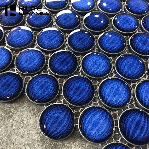 <span class=keywords><strong>Azulejo</strong></span> de <span class=keywords><strong>mosaico</strong></span> azul de porcelana 3d estilo europeo, nuevo producto en China - Product Image 1
