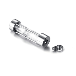 Acier inoxydable Sablier Urnes Cendres Pendentif Bijoux Sandglass Souvenir Tenir Mémoire Collier Cylindre Collier Pour Hommes Femmes Pet - Product Image 6